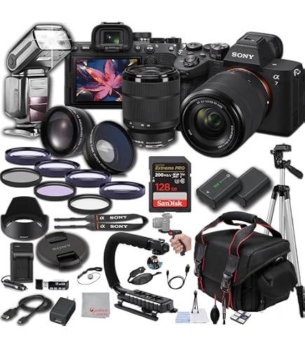 Amazon.com : Sony a7 IV Mirrorless Camera ILCE-7M4/B, 64GB Memory