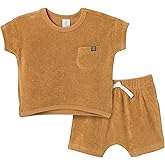 Teal Baby Boys Shirt & Shorts Set by Modern Moments by Gerber
