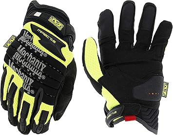 hi vis mechanix gloves