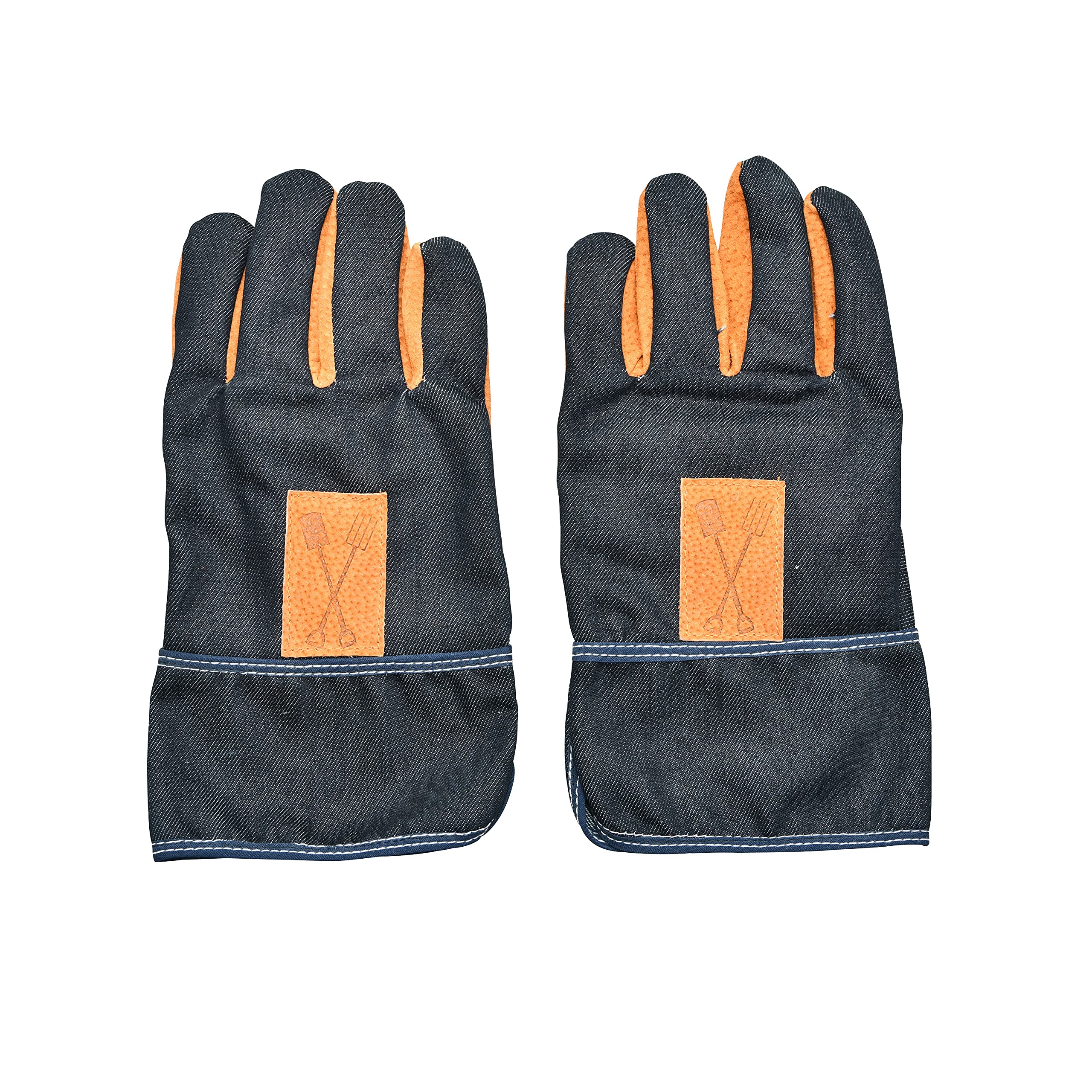 Fallen Fruits Denim Garden Gloves (Short)