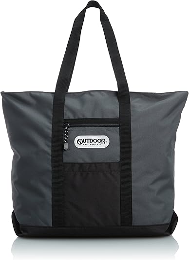 Amazon アウトドアプロダクツ トートバッグ ラフ 大容量 マザーズバッグ 旅行 収納 メンズ グレー トートバッグ