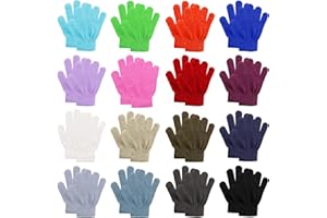 Kid's Winter Magic Gloves,16 Warm Magic Gloves Full Fingers Knitted Gloves for Boys or Girls