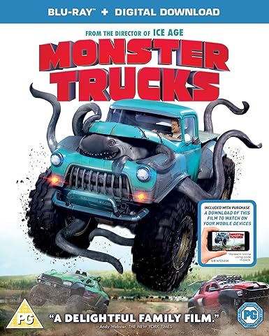 Amazon.com: Monster Trucks (Blu-ray + Digital Download) [2016] [Region