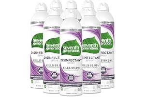 Seventh Generation Disinfecting Spray Cleaner Lavender Vanilla & Thyme Disinfectant 13.9 oz, Pack of 8