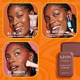 NYX Buttermelt Powder Bronzer Butta Dayz 12H Wear Cruelty Free 8 shades view 5