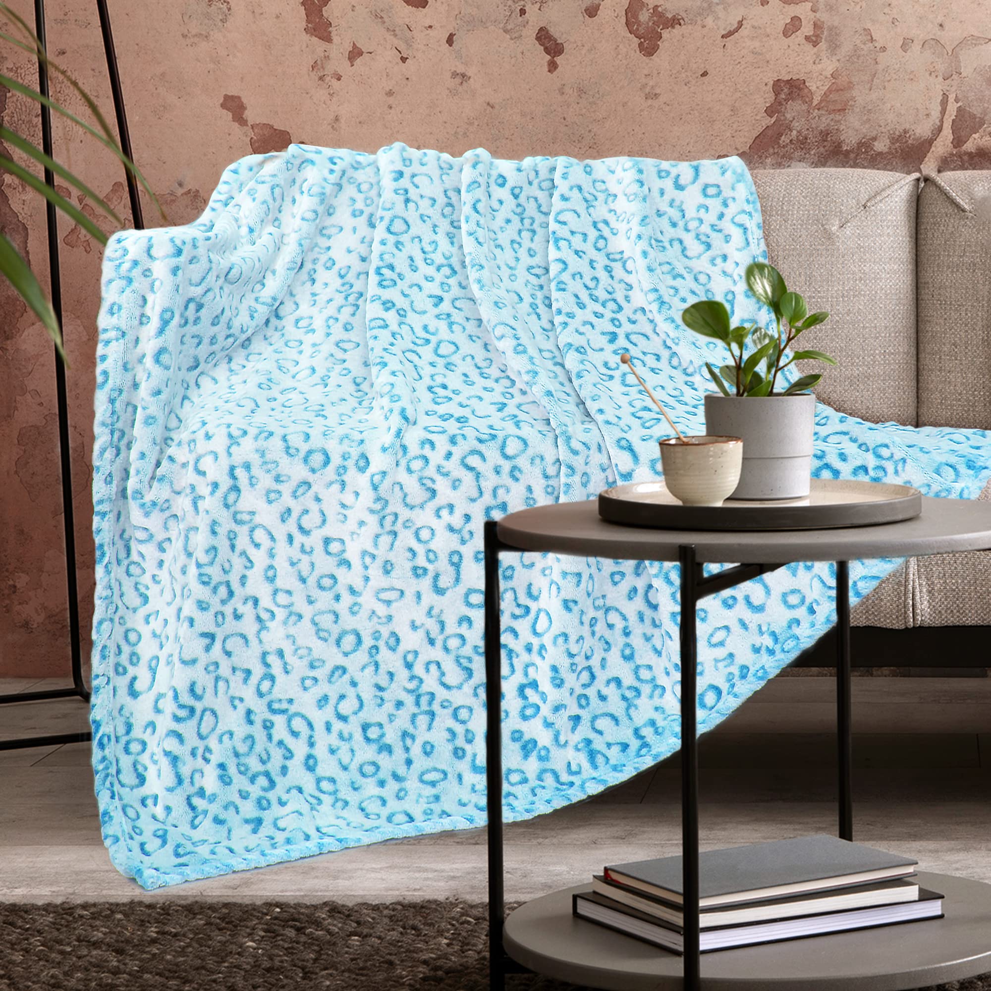 ZHIKU Warm Blanket Throw Soft Fleece Blankets