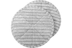 BHJZYDXR 2 Pack-12" Commercial Microfiber Carpet Bonnet, Mopping and Buffing Pad, for BGEM9000 ORB550MC Floor Machine, Orbiter Pads 437053