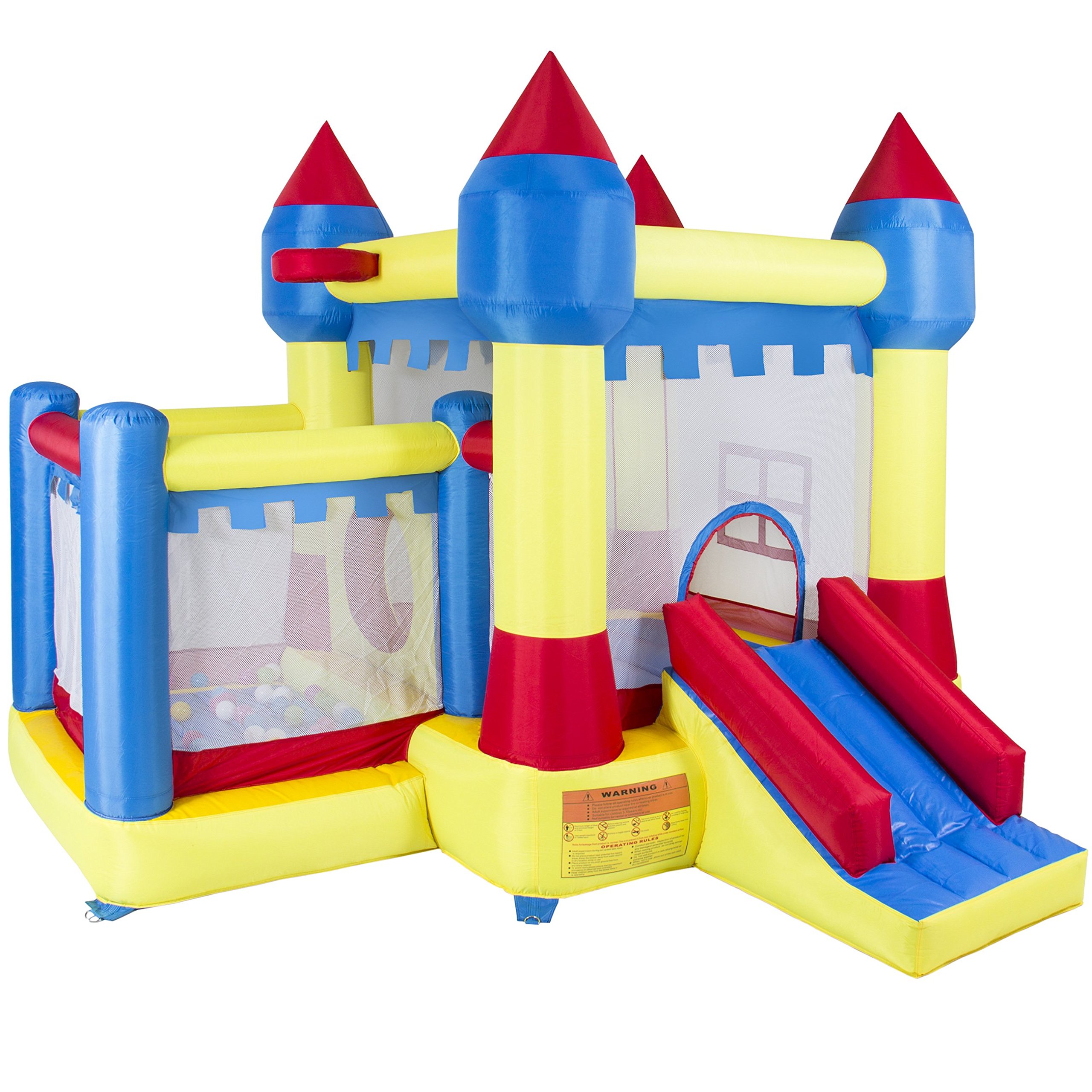 Best Choice Products Inflatable Bouncer House Castle Kids Jumper w/ Out Blower