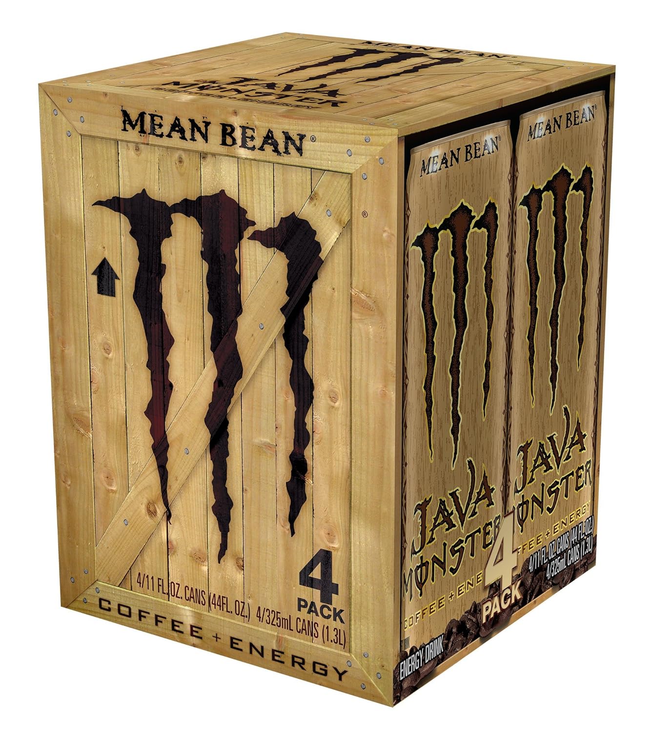 Monster, Java Monster, Mean Bean, 11 Fl Oz (pack of 4