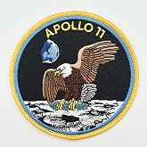 Apollo 11 Patch &ndash; Embroidered, Iron on, 4 Inch