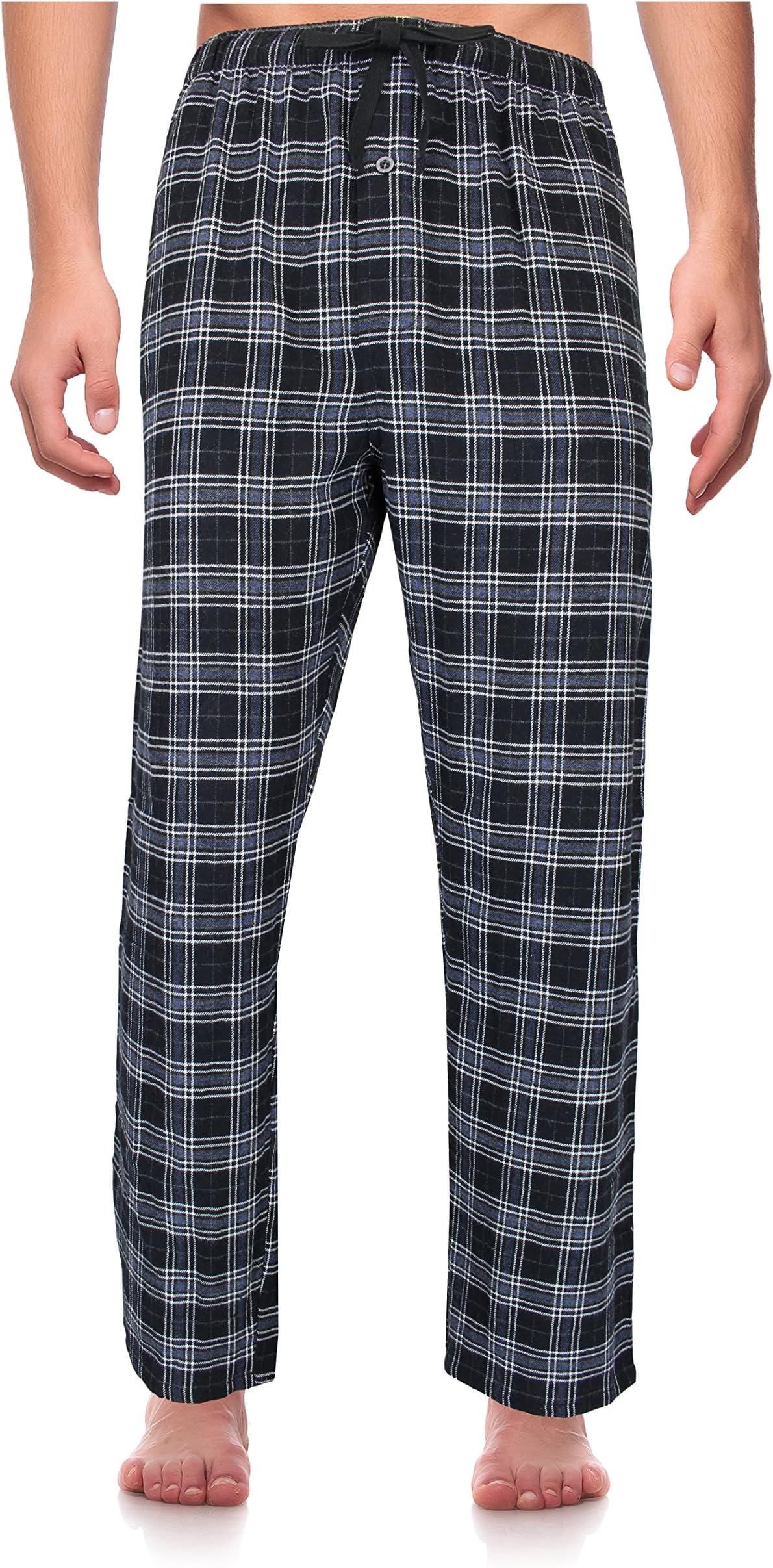 RK Classical Sleepwear Men’s 100% Cotton Flannel Pajama Pants,