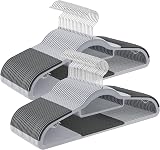 SONGMICS Coat Hangers 50 Pack Heavy Duty Non Slip 0.5 cm Thick 42 cm