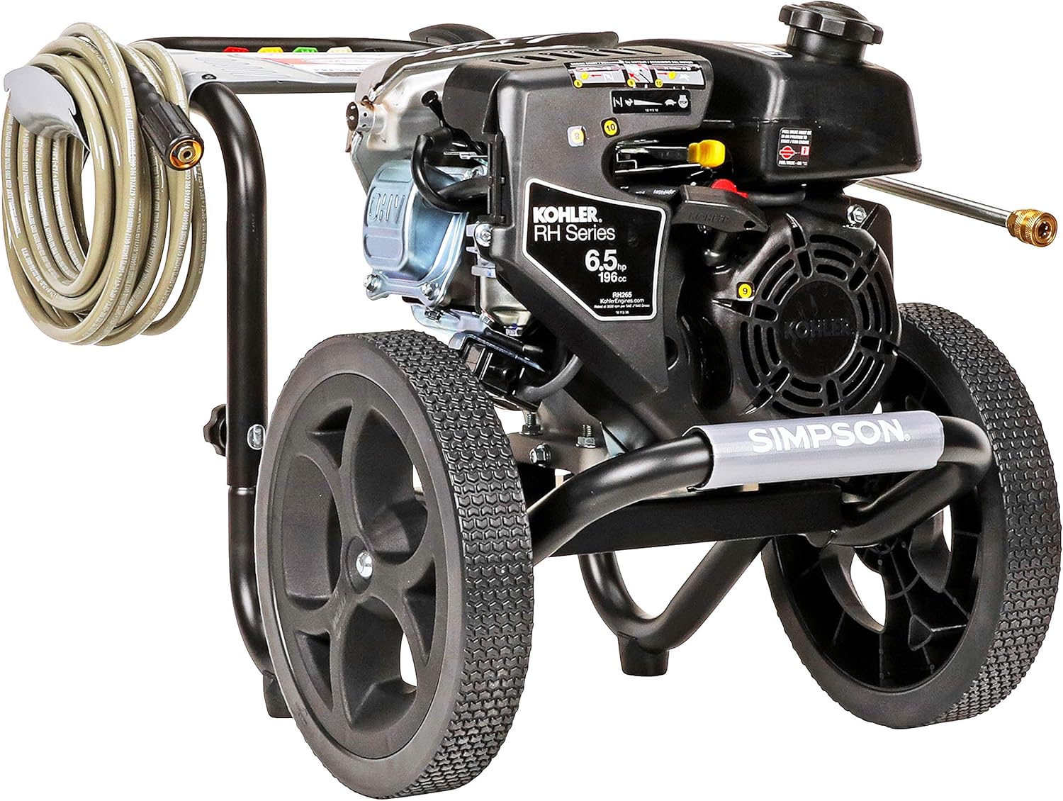 SIMPSON Cleaning MS60763-S MegaShot Gas Pressure Washer Powered by Kohler RH265, 3100 PSI at 2.4 GPM : Garden & Outdoor