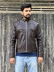 HANDSY Leather Jackets For Men - Leather Motorcycle