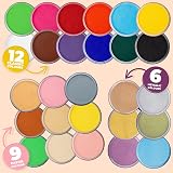 Blue Squid PRO Face Paint Orange 30g Professional Water-Based Single Cake view 5