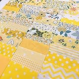 42Pcs 9.8" x 9.8"(25 * 25CM) 21 Colors Cotton