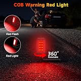 Daphomeu Rechargeable COB Work Light 2 Pack Magnetic Rotatable Base IPX6 view 5