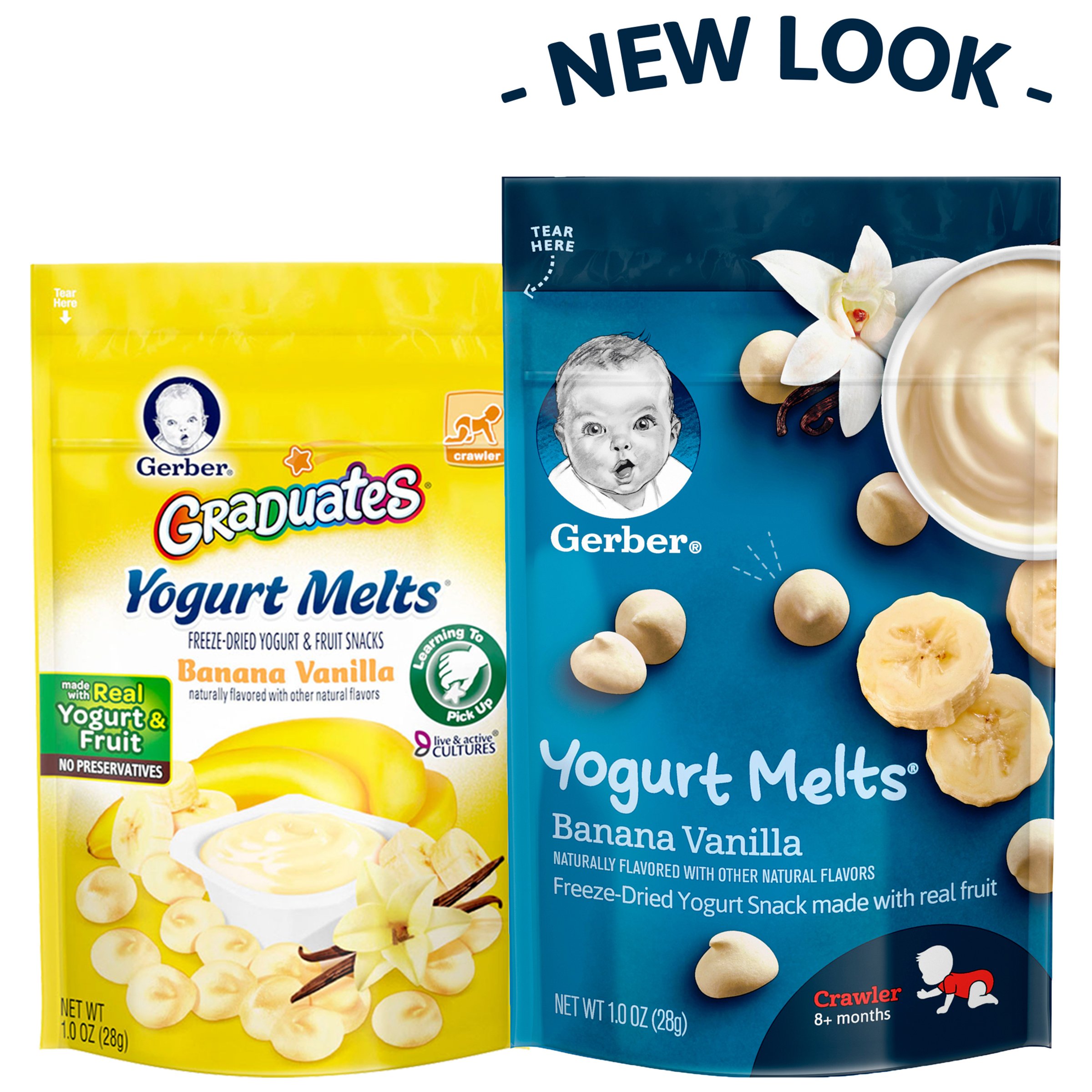 Gerber Yogurt Melts FreezeDried Yogurt Snack Made With Real Fruit