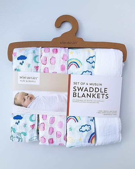 bebe au lait muslin swaddle