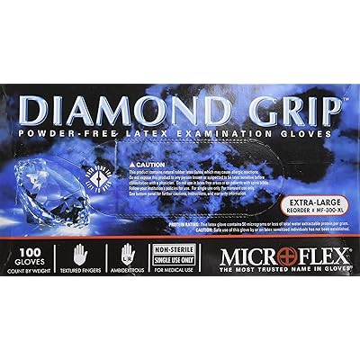 Diamond Grip Powder-Free Latex Gloves Pack of 10 Nigeria Ubuy