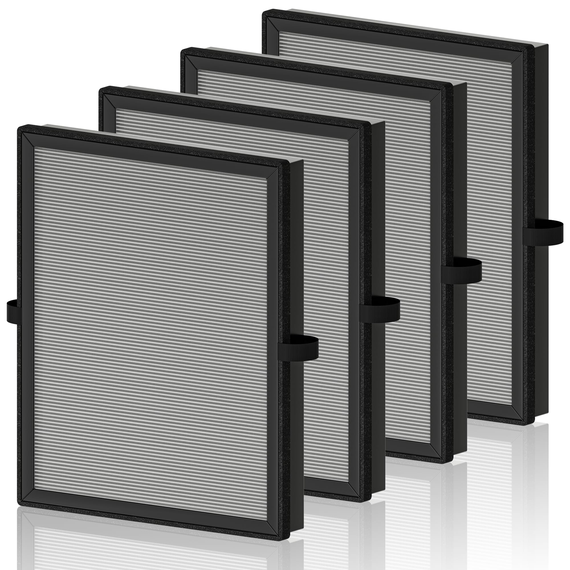 Photo 1 of MK04 Air Filter Replacement for Aoreve MK04 MG04JH Air Purifier, 4-in-1 H13 True HEPA High-Efficiency Activated Carbon Filter, Smoke Remover Version (4 Pack)