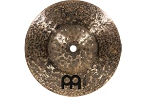 Meinl Cymbals Byzance 8" Dark Splash — Made in Turkey — Hand Hammered B20 Bronze, 2-Year Warranty (B8DAS)