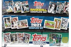 2020, 2021, 2022 Topps Baseball Cards Factory Sealed Complete Sets 3 set bundle