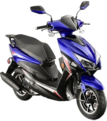 Amazon.com: HHH Scooter X18 150cc Moped Street Gas 150cc
