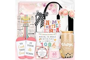 40th Birthday Gifts for Women Vintage 1986 Birthday Gifts for Women Unique 40 Year Old Gift for Woman Happy 40th Present for 