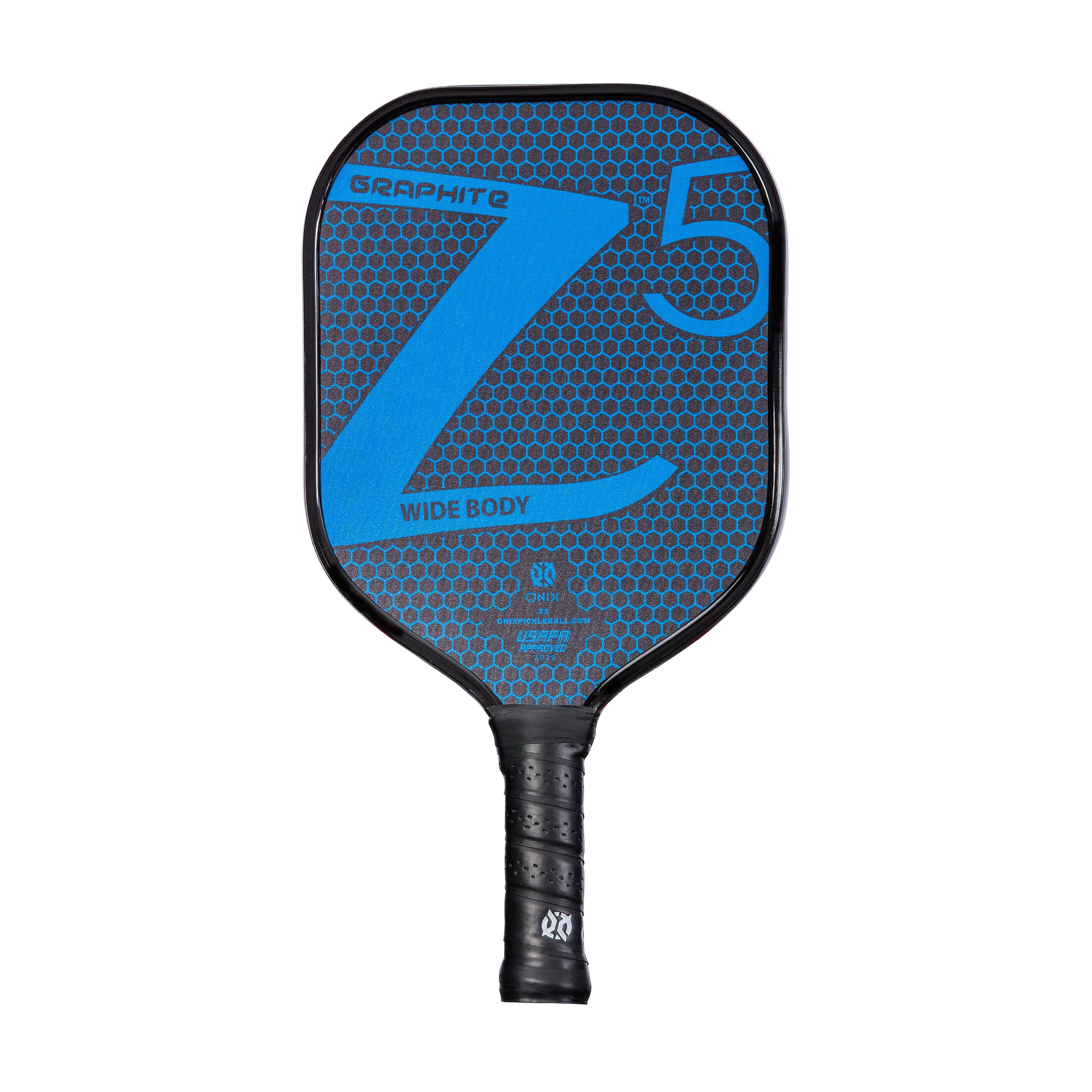 ONIX Graphite Z5 Pickleball Paddle – USA Pickleball Approved, Graphite Face, Cushion Comfort Grip, Widebody