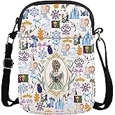 WCGXKO Princess Inspired Gift World Of Ice And Snow Princess Gift Cartoon Movie Lover Crossbody Bag