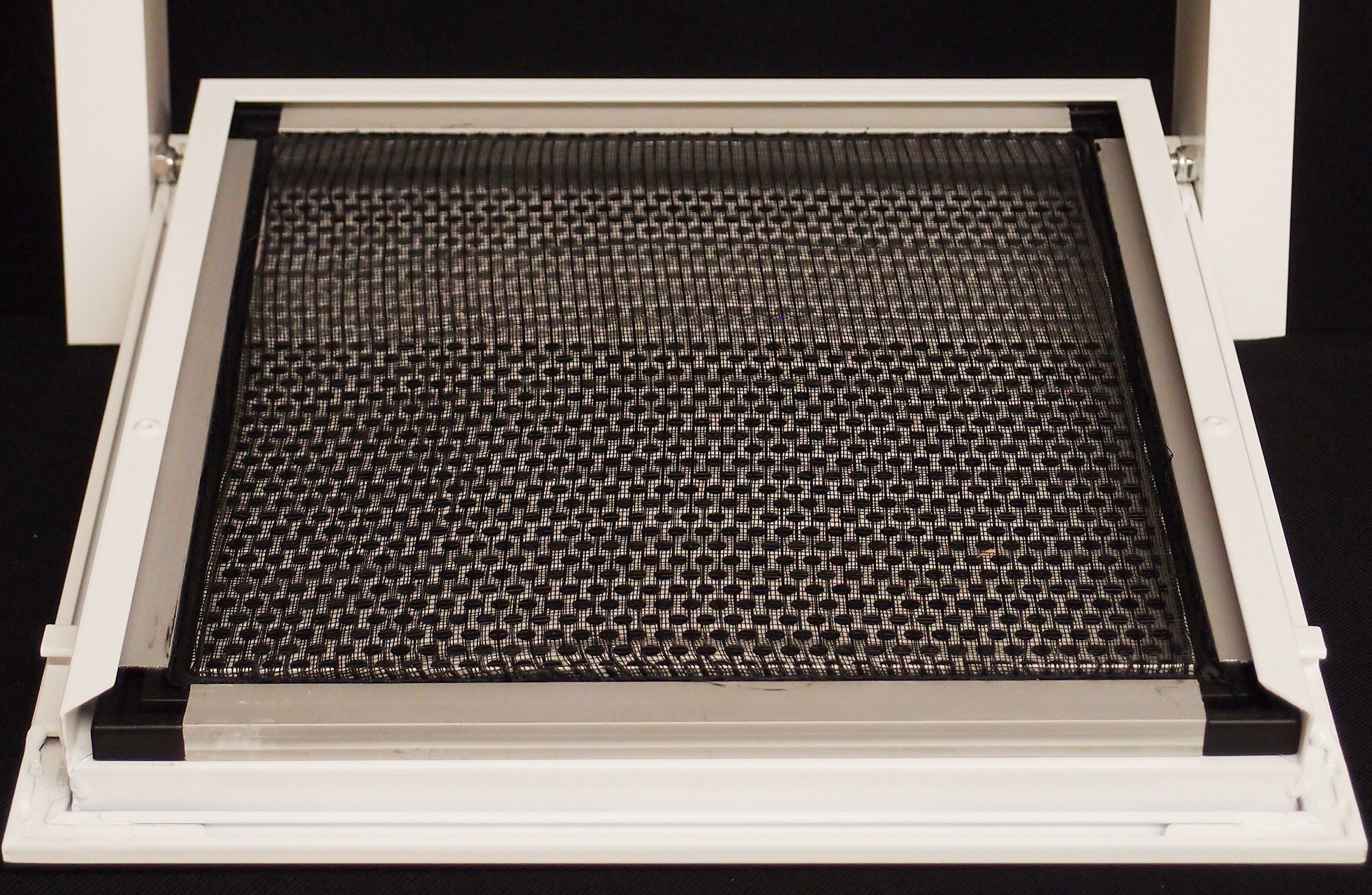 12"w X 12"h Aluminum Return Filter Grille with Easy Push Self Lock Re
