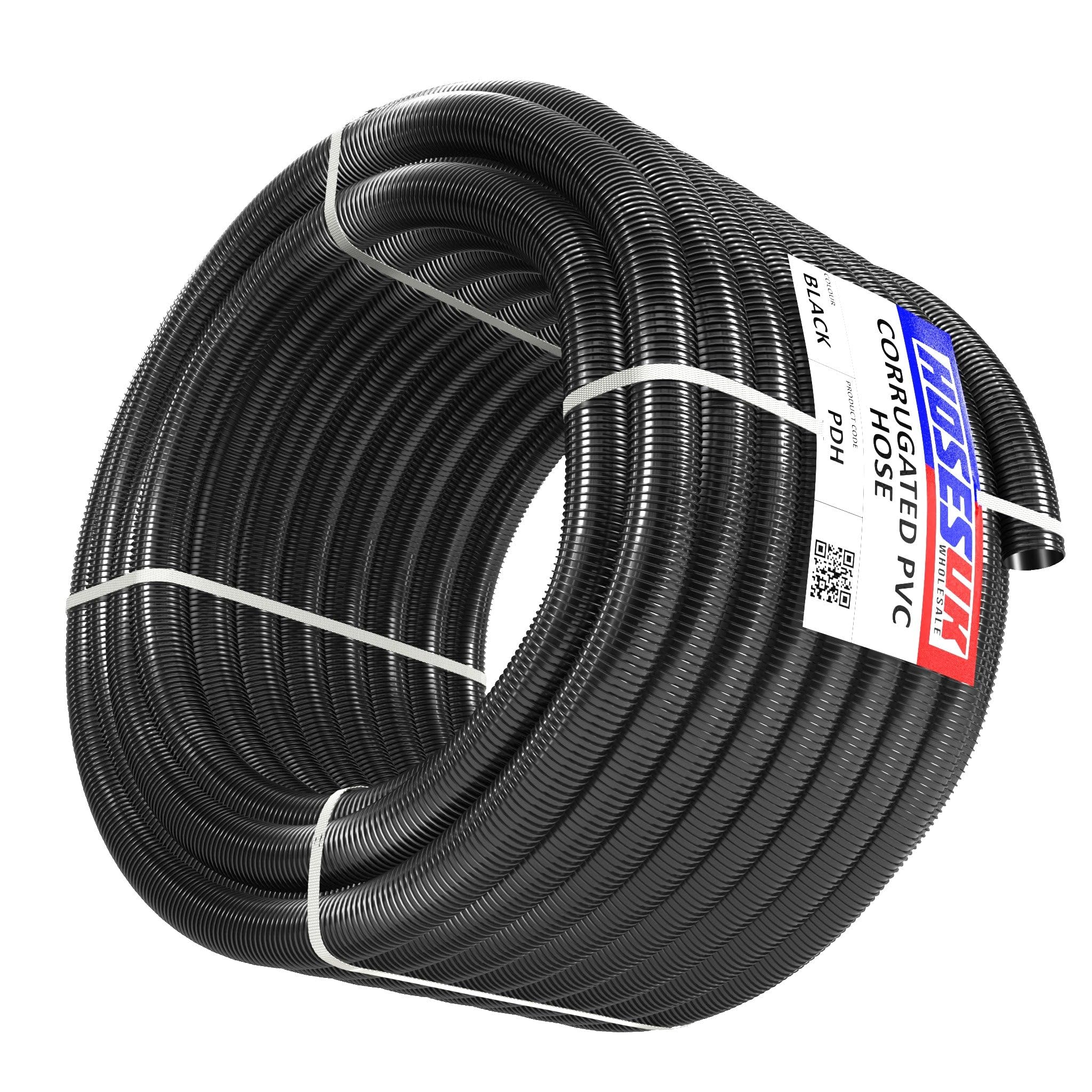 38mm - 10m Corrugated Flexible Pond Hose Garden Tube Hose Pipe Hosing for Pond Fountain Pump
