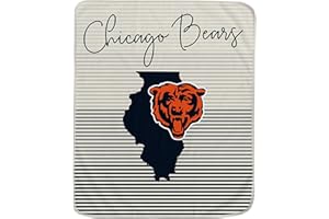 Pegasus Sports Officially Licensed NFL State Stripe Blanket, 60" x 70