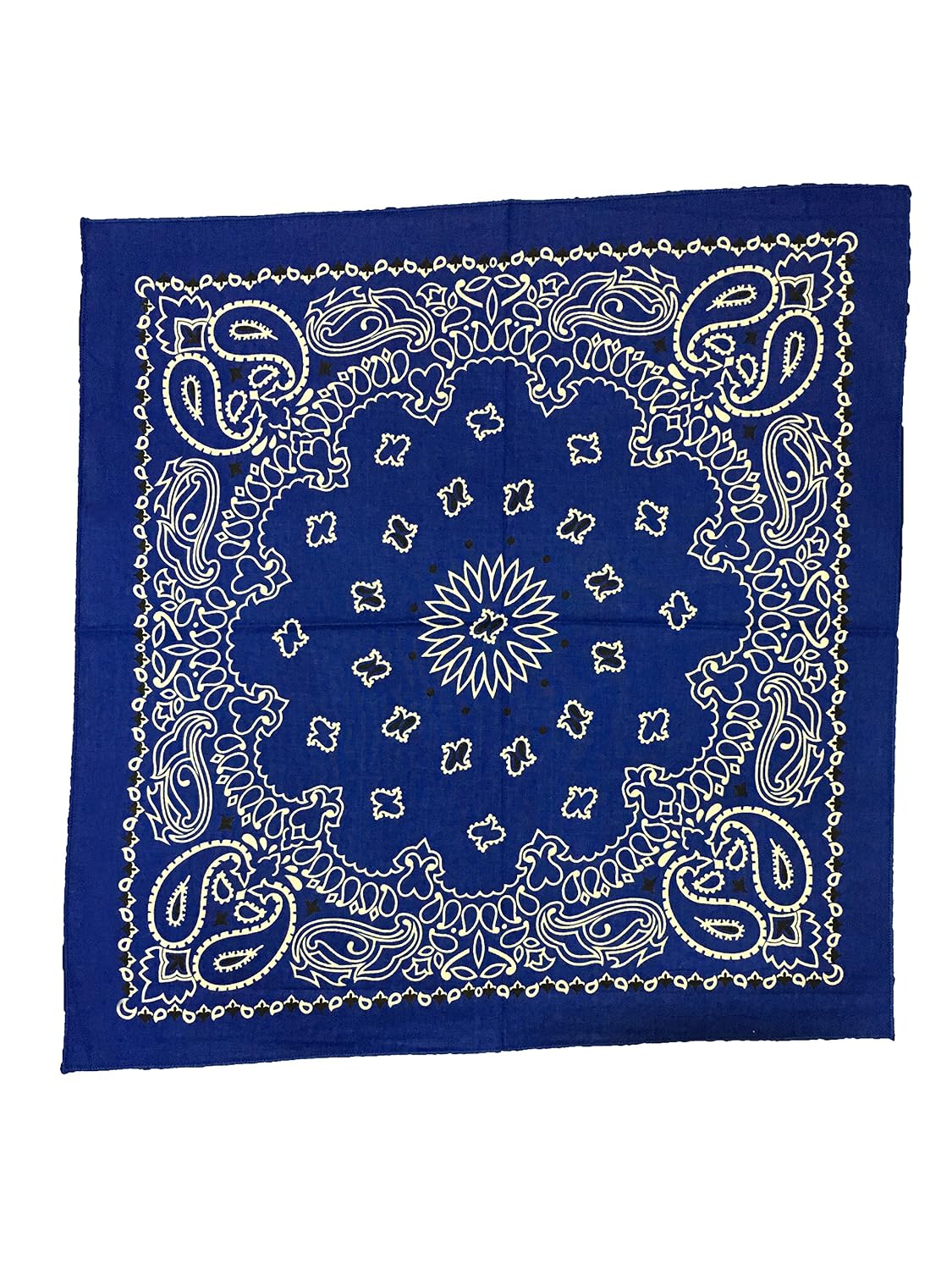 6 pieces of blue bandanas unisex bandanas printed bandanas cotton bandanas paisley bandanas men bandanas gents bandanas cowboys bandanas bikers bandanas mask