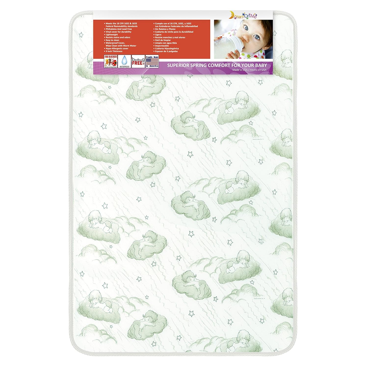 square baby mattress