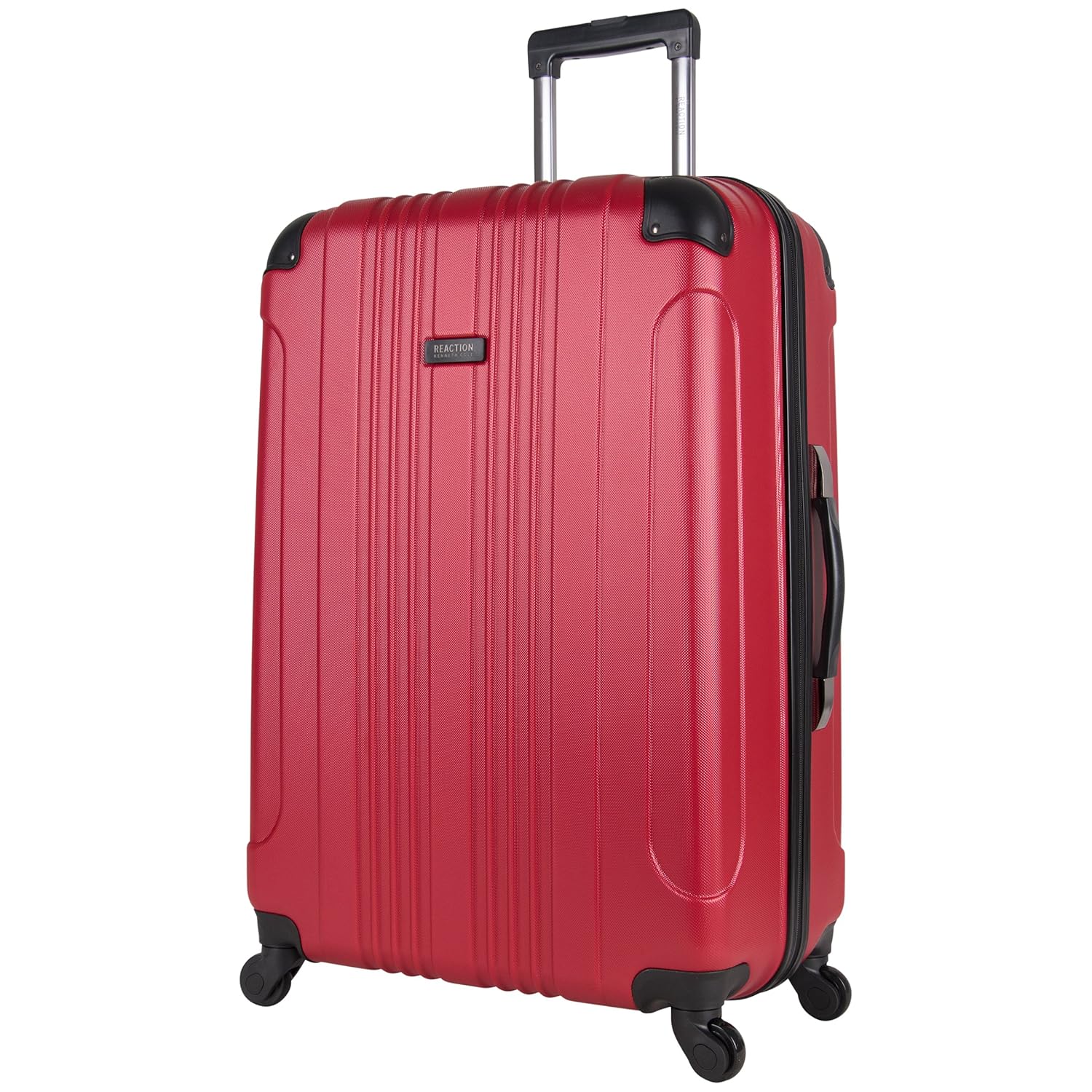 Cole Reaction Out Of Bounds 28 Hardside 4Wheel Spinner Lightweight Checked Luggage, Red