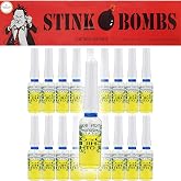 The Dreidel Company Hilarious Stink Vials Prank Kit - 3-Pack of Nasty Odor Glass Bottles for Epic Jokes (6-Pack (18 Vials))