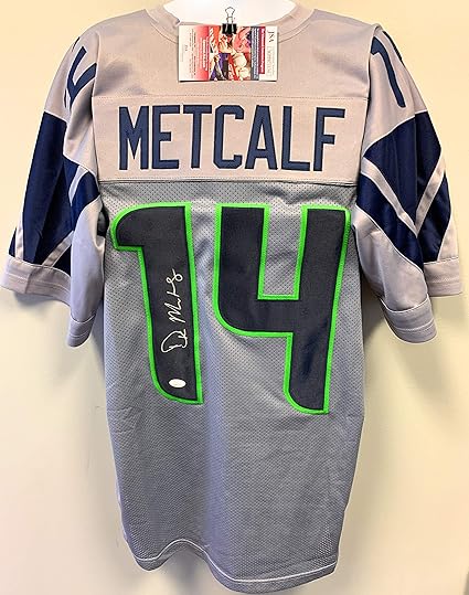 dk metcalf grey jersey