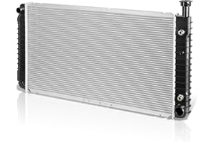 Auto Dynasty Radiator Compatible with 96-02 Chevy G30 Express GMC Savana 4.3L 5.0L 5.7L AT, DPI 2044 Factory Style 1-Row Cooling Radiator, Aluminum Core