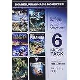 6-Movie Pack: Sharks, Piranhas, and Monsters