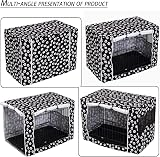 Pethiy Dog Crate Cover: Durable Polyester Universal Fit for 36 in Crates, Gray view 4