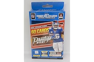 2021 Prestige NFL Football Hanger Box 60 Cards. Exclusive Astral Parallel Cards