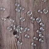 Hisredsun 290pcs Glass Pebbles 1.35kg Flat Marble Beads Vase Filler Stones view 2