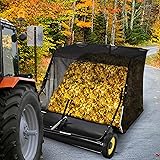 GarveeTools Tow Behind Lawn Sweeper, 50" Pull