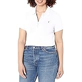 Nautica Womens 5-Button Short Sleeve Breathable 100% Cotton Polo Shirt