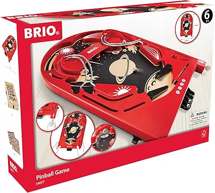 Brio Spiele 34017 Holz Flipper Space Safari Pinball Als Holzspielzeug Fur Kinder Kinderspielzeug Empfohlen Ab 6 Jahren Amazon Nl