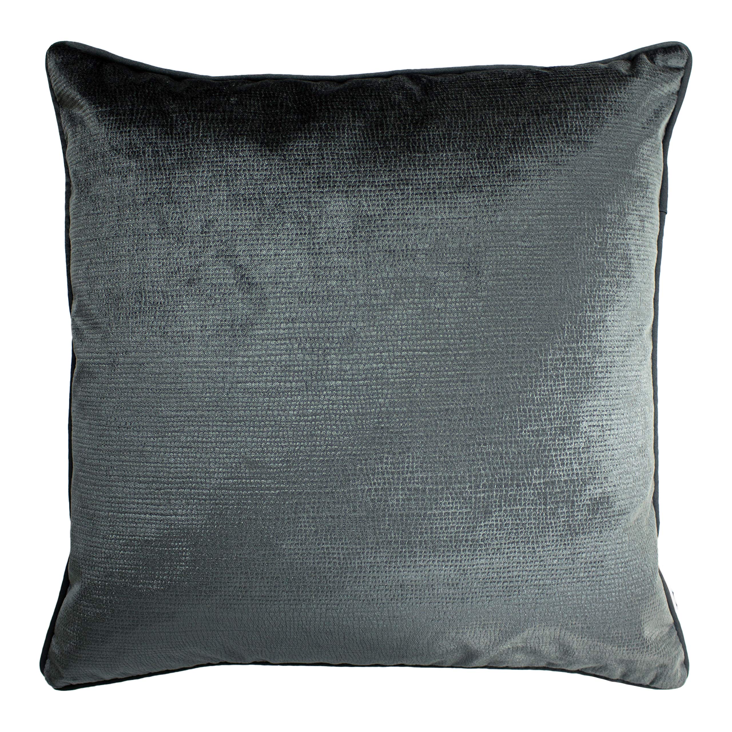 Paoletti Stella Polyester Filled Cushion, Graphite, 45 x 45cm