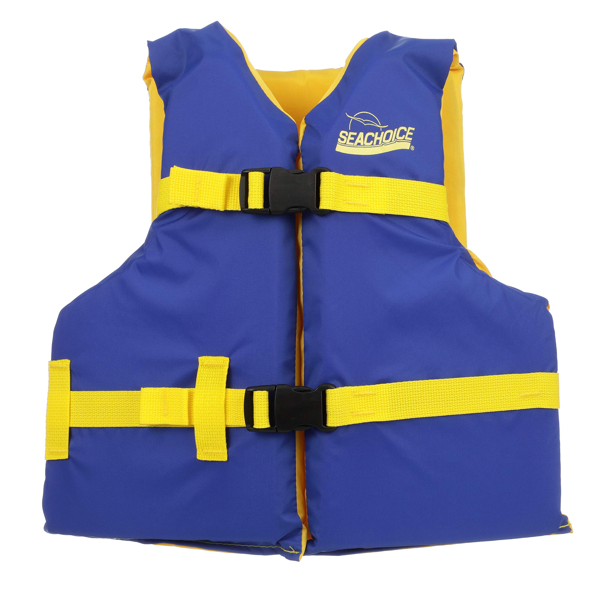 Photo 1 of 2 Seachoice 86220 Type III Personal Flotation Device, Blue/Yellow - for Youth