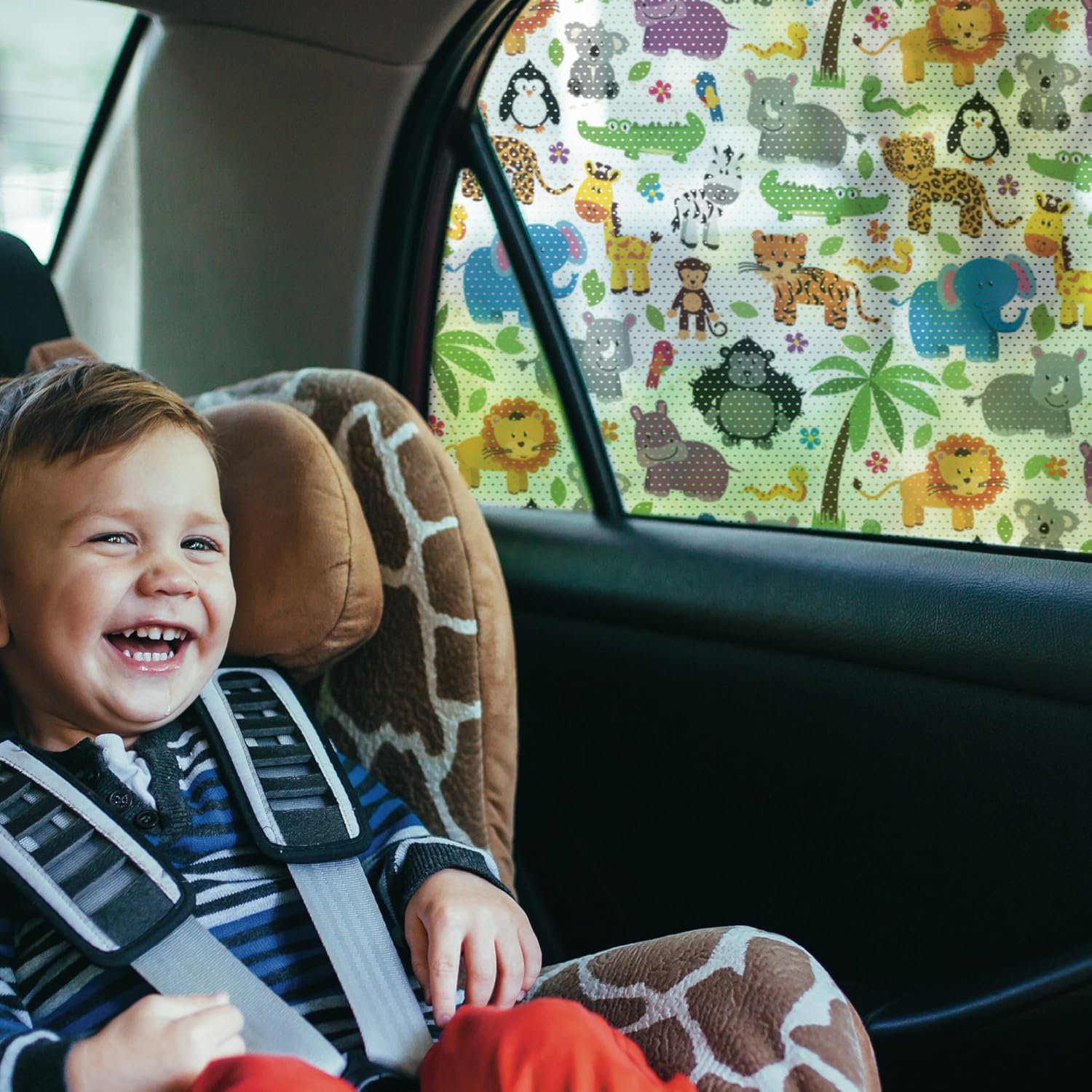 Suction Sox or Static Screen for Rear Passenger Protection Car Window